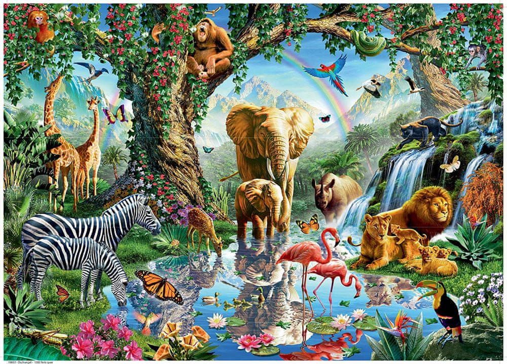 Ravensburger Puzzle 1000 dílků Adventure in the Jungle - obrázek 1