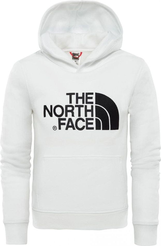 The North Face dětská mikina DREW PEAK PO 110 - 122 bílá - obrázek 1