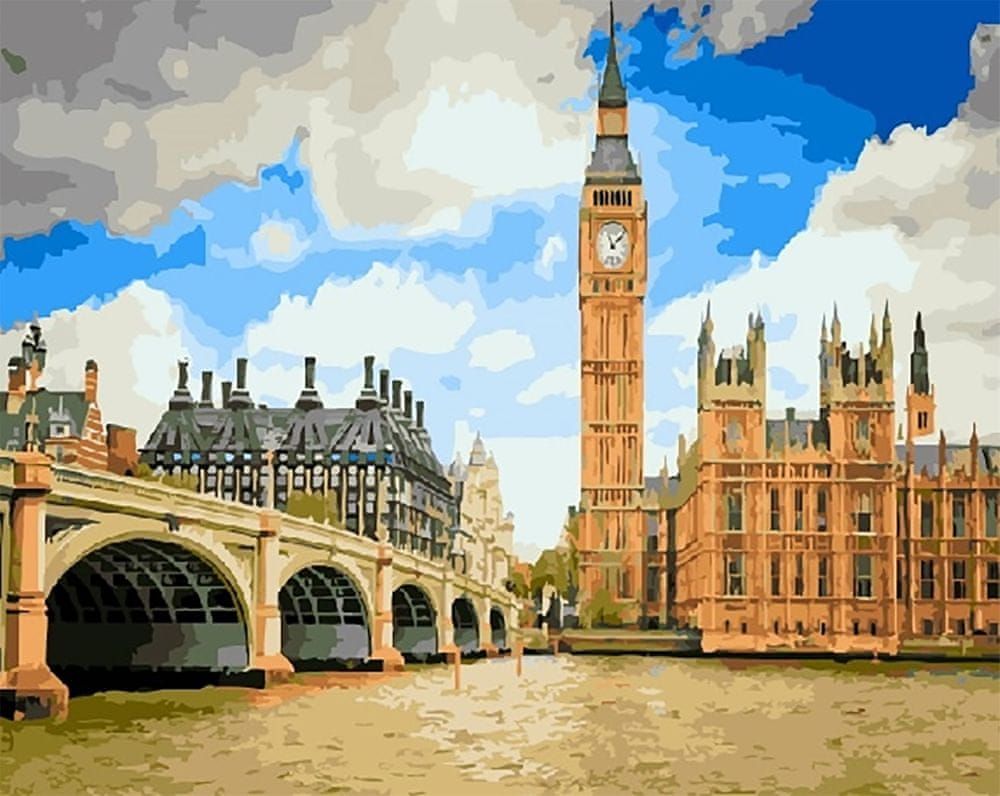 KREASVET VÝHLED NA BIG BEN - obrázek 1
