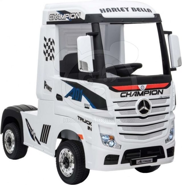 Elektrické autíčko Mercedes Benz Actros - černé - obrázek 15