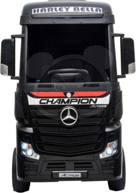 Elektrické autíčko Mercedes Benz Actros - černé - obrázek 7