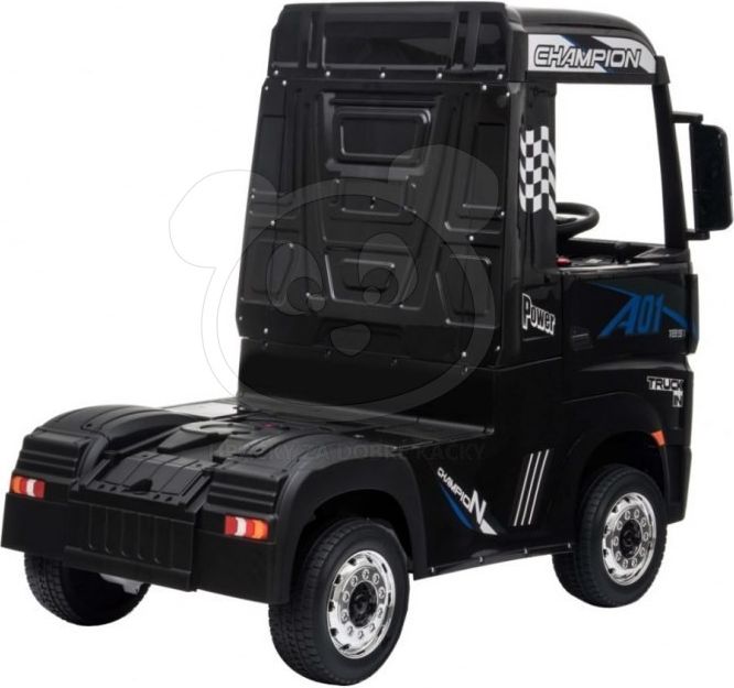 Elektrické autíčko Mercedes Benz Actros - černé - obrázek 9