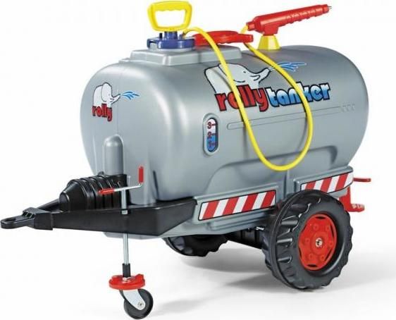 ROLLYTOYS Rolly tanker s pumpou a stříkačkou 1osý - stříbrný - obrázek 1