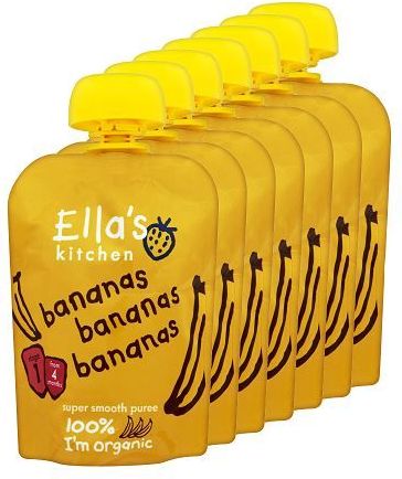Ella's Kitchen Ovocné pyré - 100 % Banán 7 x 70g - obrázek 1