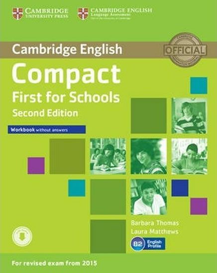 Thomas Barbara: Compact First for Schools Workbook without Answers with Audio - obrázek 1