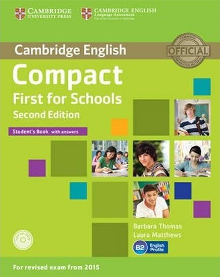 Thomas Barbara: Compact First for Schools Student´s Book with Answers with CD-ROM - obrázek 1