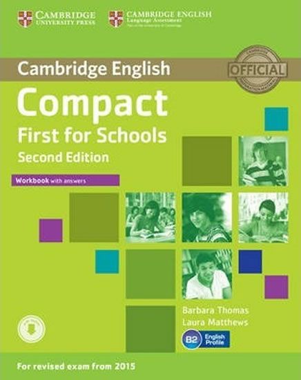 Thomas Barbara: Compact First for Schools Workbook with Answers with Audio - obrázek 1
