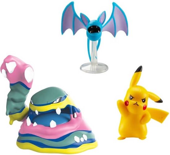 WCT Pokémon figurky Alolan Muk, Pikachu a Zubat - obrázek 1