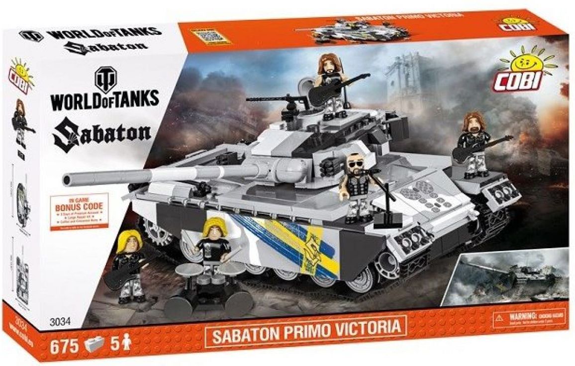 Cobi Malá armáda 3034 World of Tanks Sabaton Primo Victoria - obrázek 1