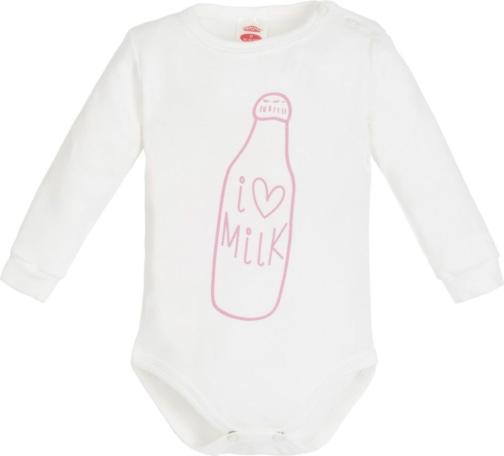 Makoma dívčí body Milk 92 smetanová - obrázek 1