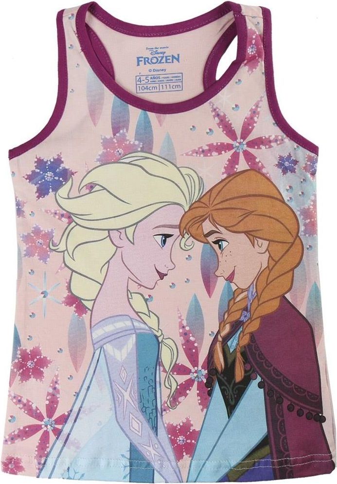 Disney Brand Dívčí tílko Frozen růžové - obrázek 1