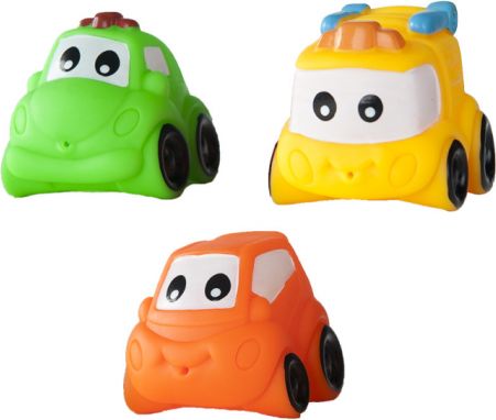 Hencz Toys Gumová autíčka do vany - 2 ks - obrázek 1
