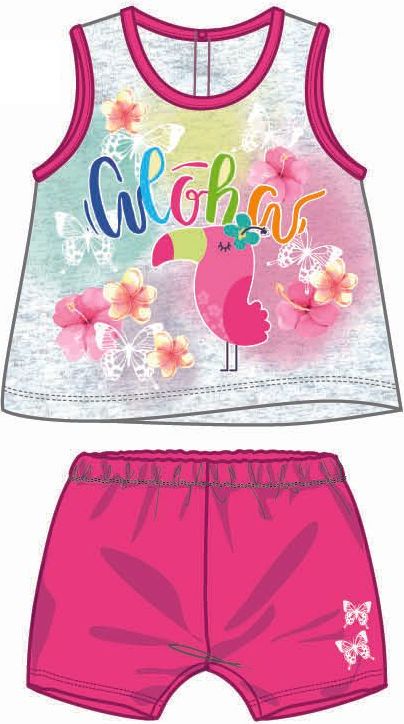 Mix 'n Match dívčí letní set 86 červená - obrázek 1