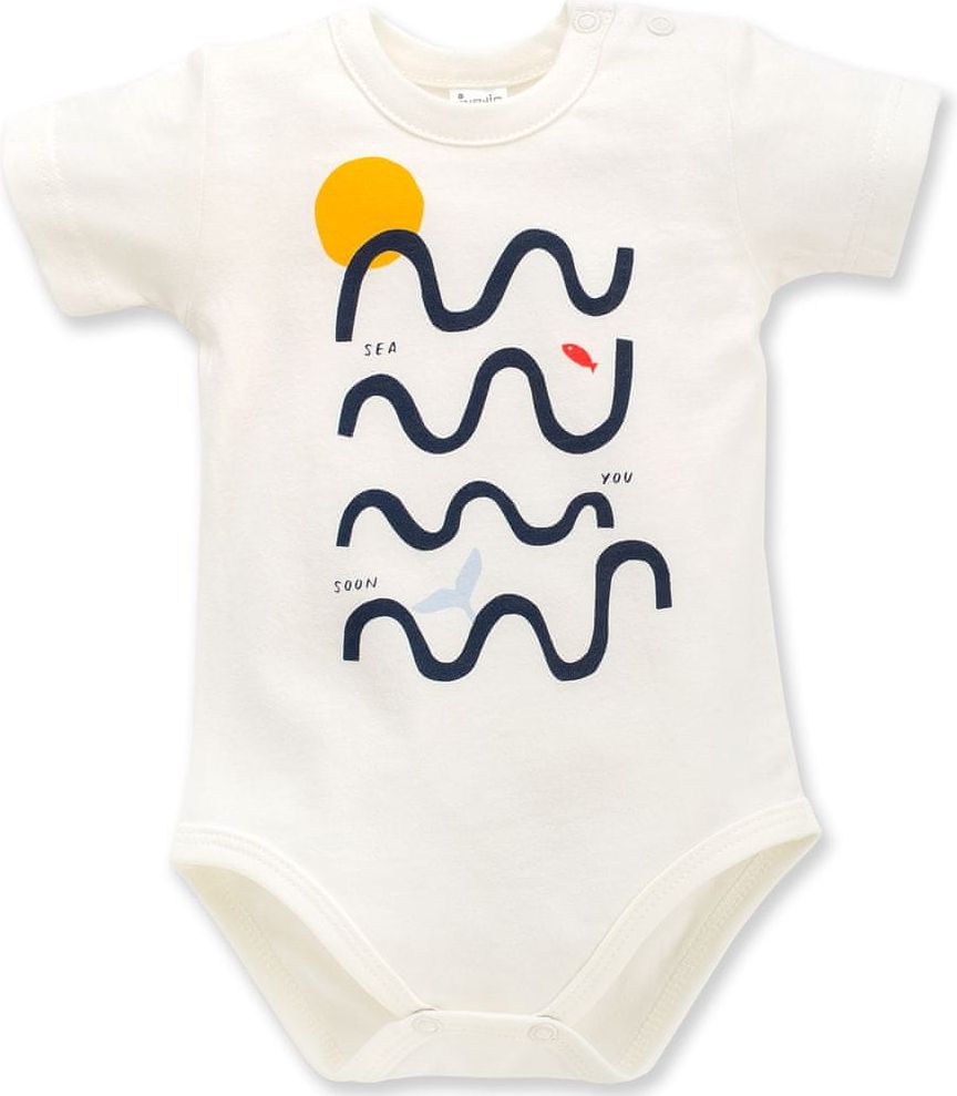 PINOKIO chlapecké body Ocean´s Dream 80 béžová - obrázek 1