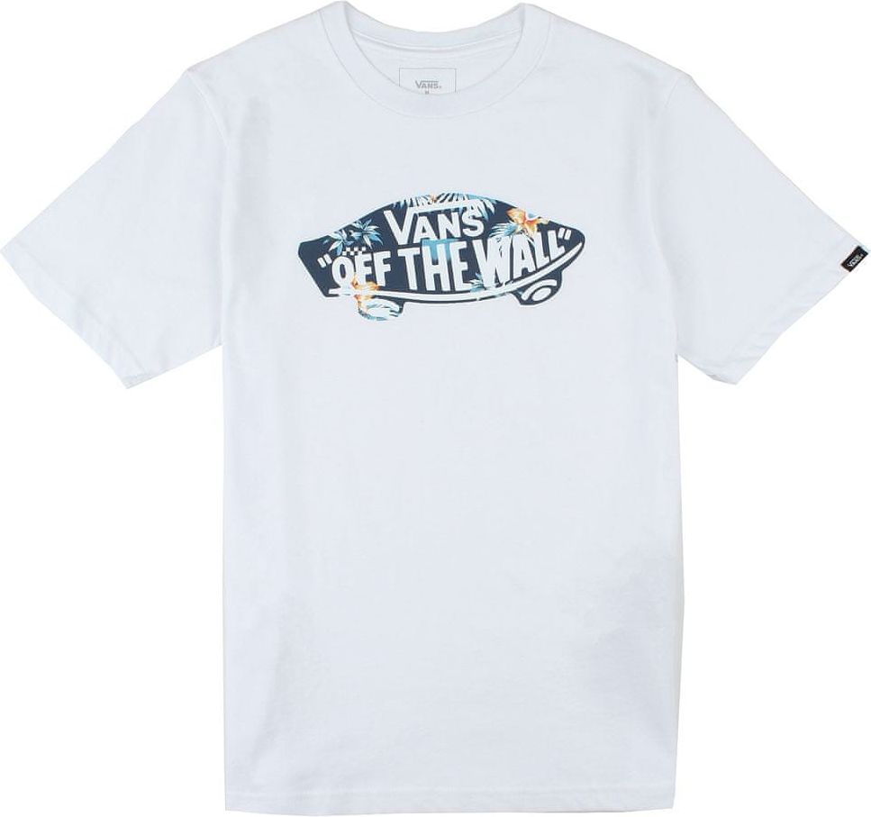 Vans chlapecké tričko OTW LOGO FILL L bílá - obrázek 1