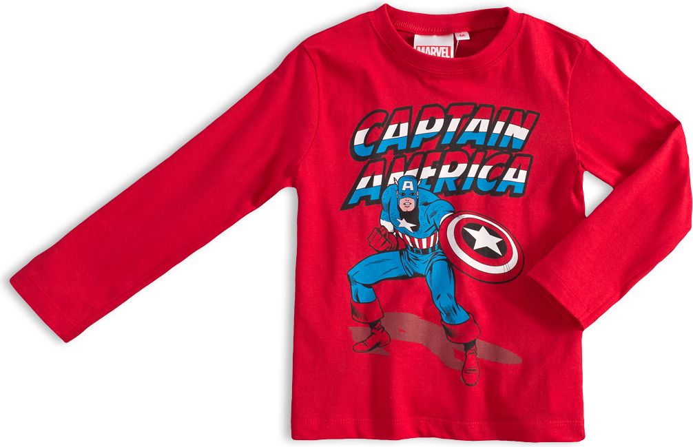 Chlapecké pyžamo MARVEL CAPTAIN AMERICA červené Velikost: 140 - obrázek 2