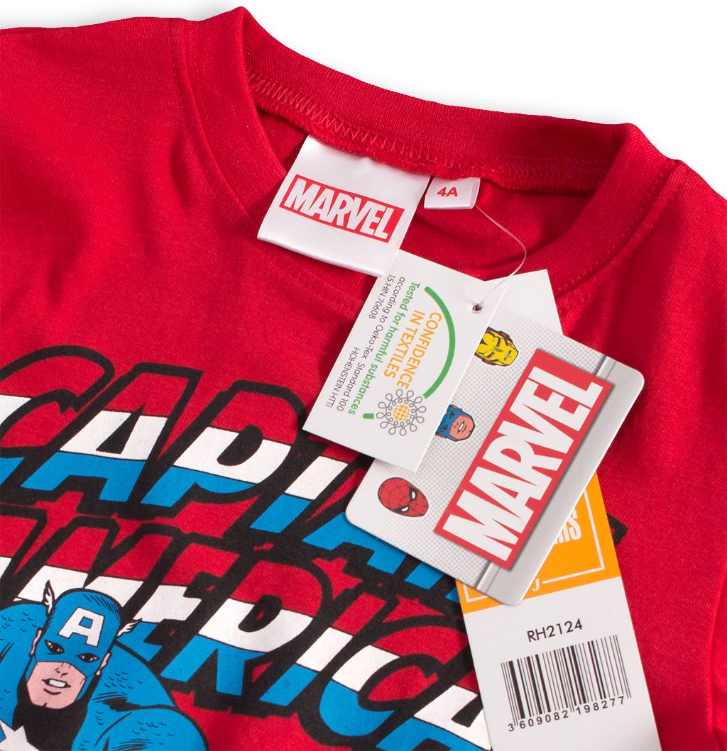Chlapecké pyžamo MARVEL CAPTAIN AMERICA červené Velikost: 140 - obrázek 5