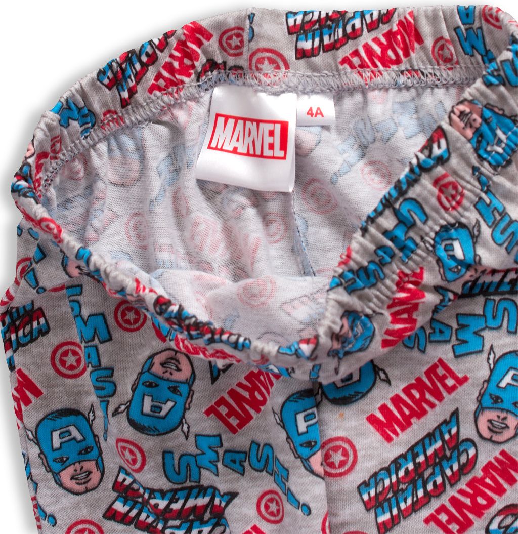 Chlapecké pyžamo MARVEL CAPTAIN AMERICA červené Velikost: 140 - obrázek 8