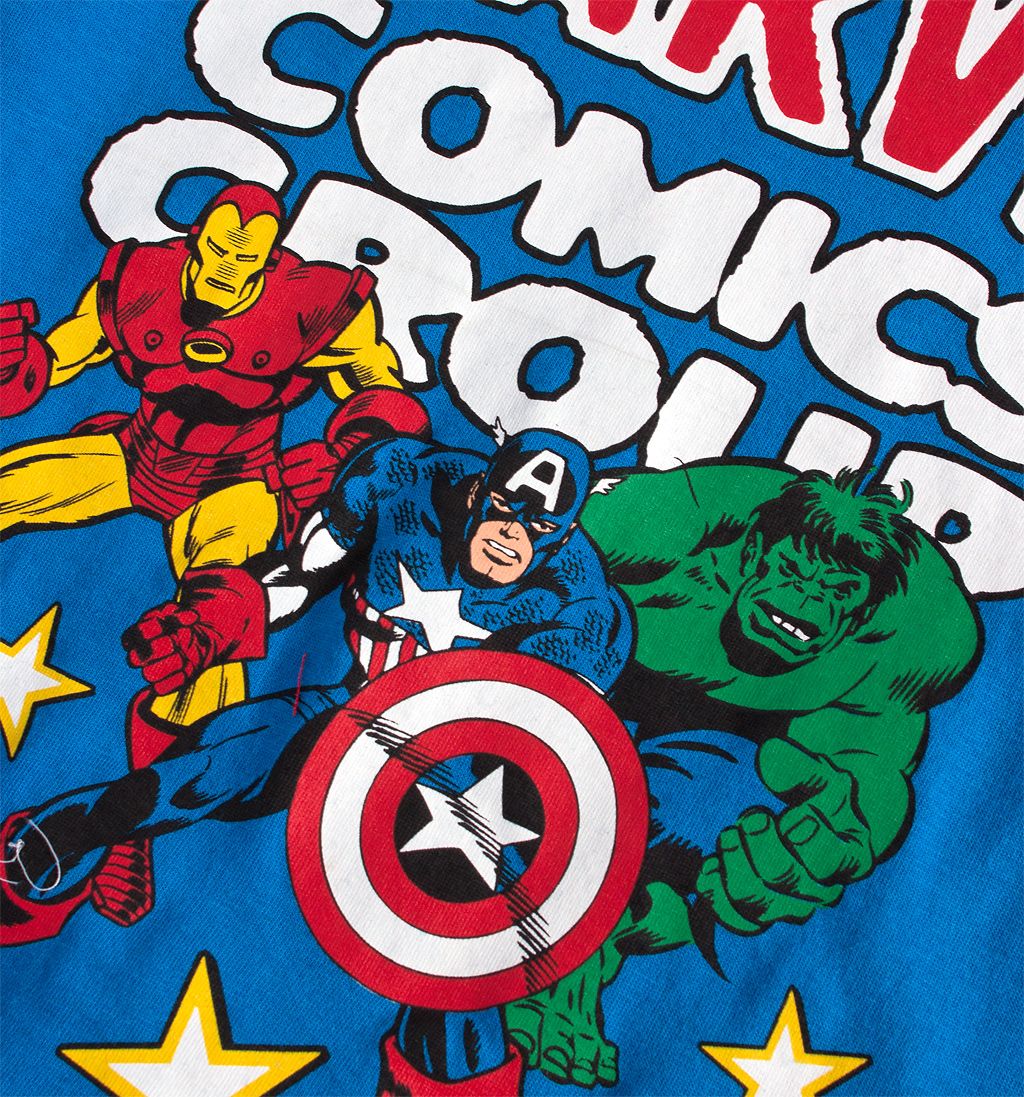 Chlapecké pyžamo MARVEL KOMIKS modré Velikost: 140 - obrázek 3