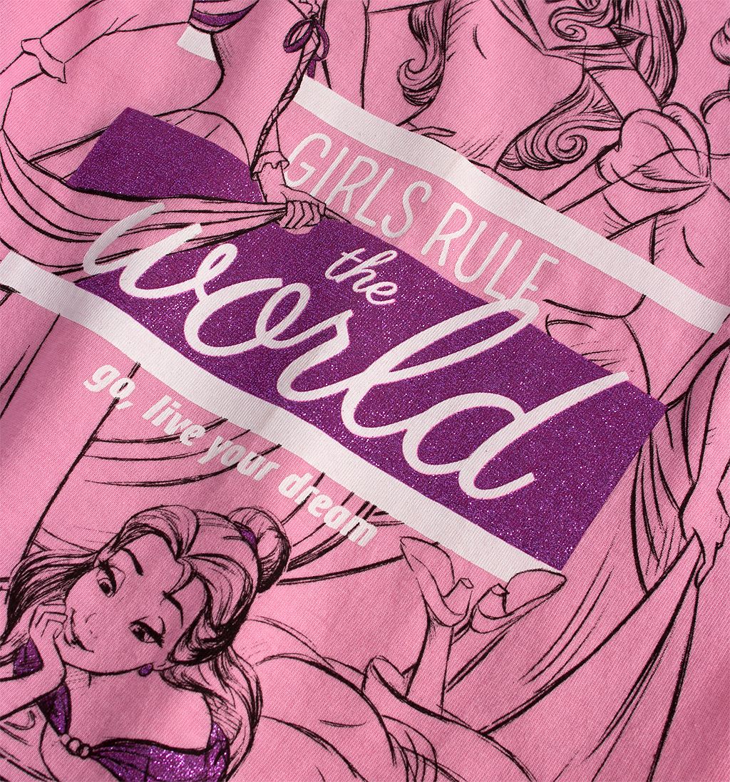 Dívčí pyžamo DISNEY PRINCESS růžové Velikost: 116 - obrázek 3