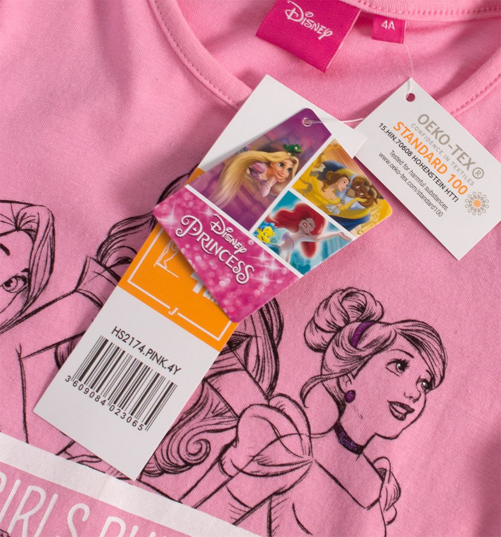 Dívčí pyžamo DISNEY PRINCESS růžové Velikost: 116 - obrázek 5