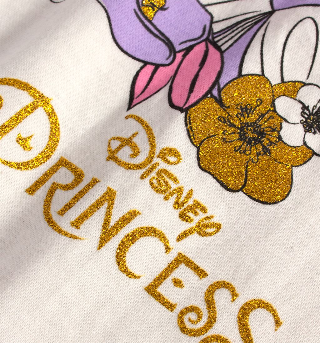 Dívčí pyžamo DISNEY PRINCESS krémové Velikost: 116 - obrázek 3