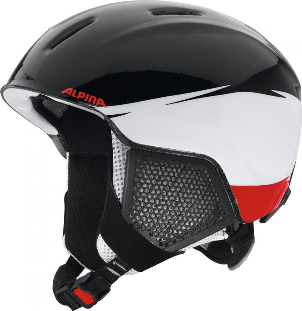 Alpina Sports Carat LX Black-White-Red 51-55 - obrázek 1