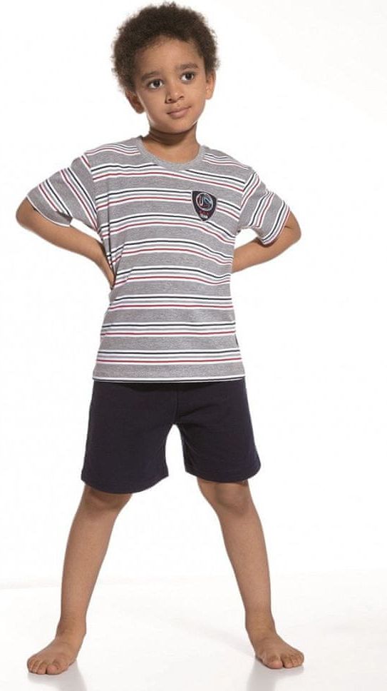 Cornette Chlapecké pyžamo 789/31 Kids Sailor, melanž, 110/116 - obrázek 1