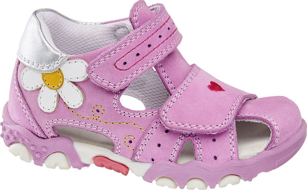 Deichmann - Cupcake Couture Kožené sandály s pevnou patou 25 světle růžová - obrázek 1