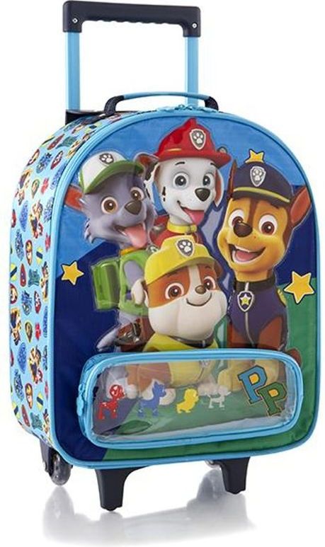 Heys Dětský textilní kabinový kufr Soft Paw Patrol Blue 21 l - obrázek 1
