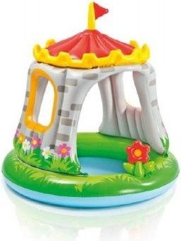 Teddies Bazén nafukovací baby hrad 122x122cm od 1-3 let - obrázek 1
