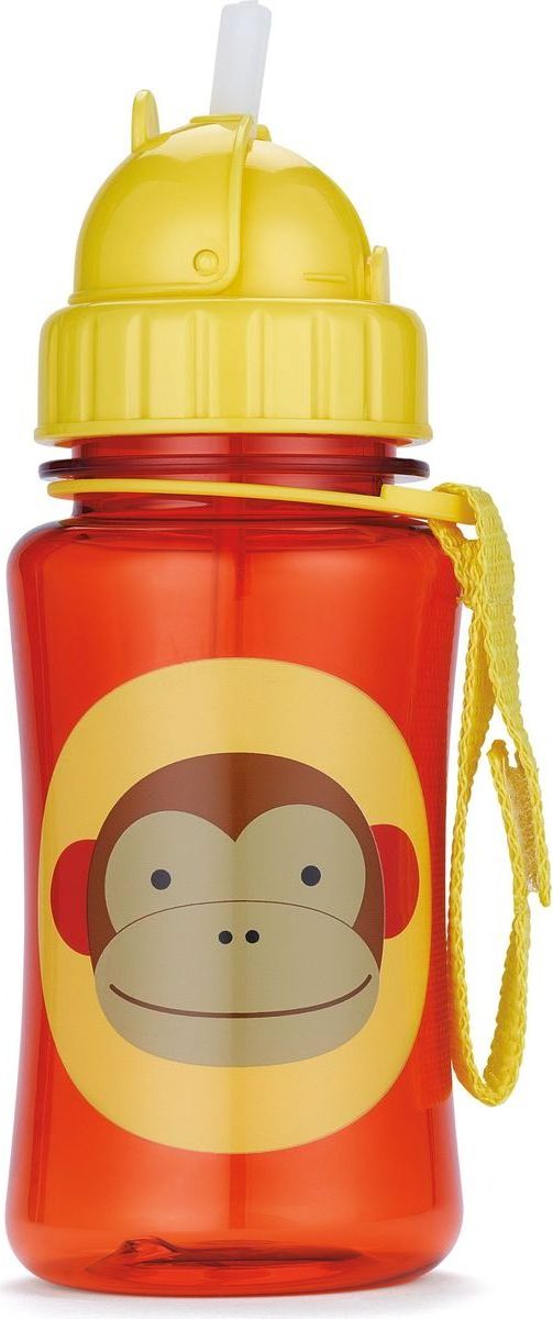 Skip Hop Zoo s brčkem Opička 350 ml - obrázek 1