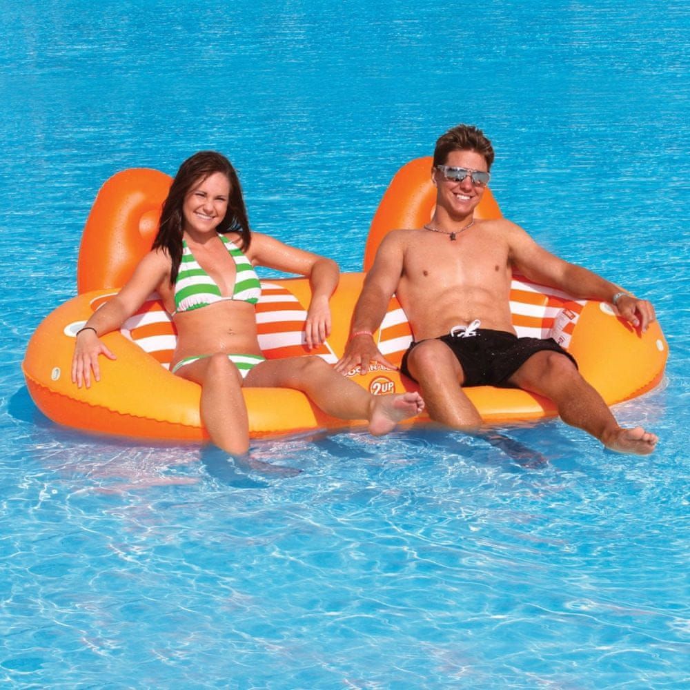 KWIKTEK Křeslo nafukovací pro dva "POOL N BEACH 2UP LOUNGE" - obrázek 1
