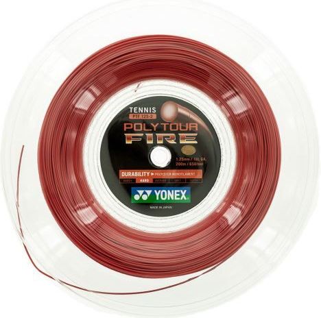 Yonex Tenisový výplet Poly Tour Fire 125 - 200m - obrázek 1