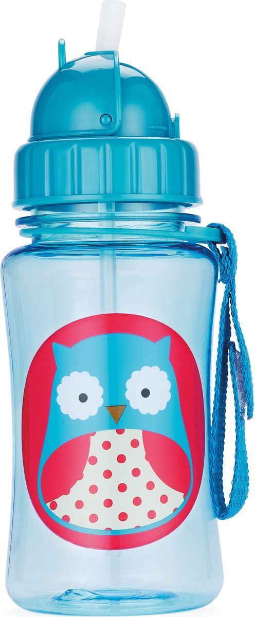 Skip Hop Zoo s brčkem Sovička 350 ml - obrázek 1