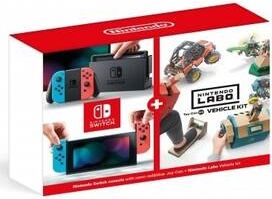 Nintendo Switch s Joy-Con v2 + Nintendo Labo Vehicle kit (NSH073) červená/modrá - obrázek 1