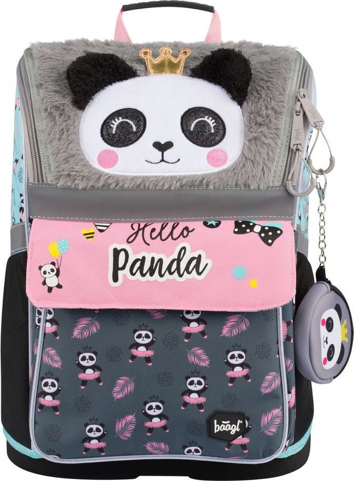BAAGL Školní aktovka Zippy Panda A-7699 18 l - obrázek 1