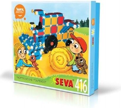 VISTA Stavebnice Seva plast 416ks v krabici 35x33x8cm - obrázek 1