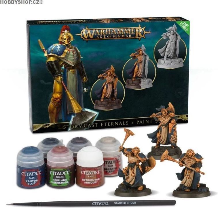 Games Workshop Stormcast Eternals+ Paint Set - obrázek 2