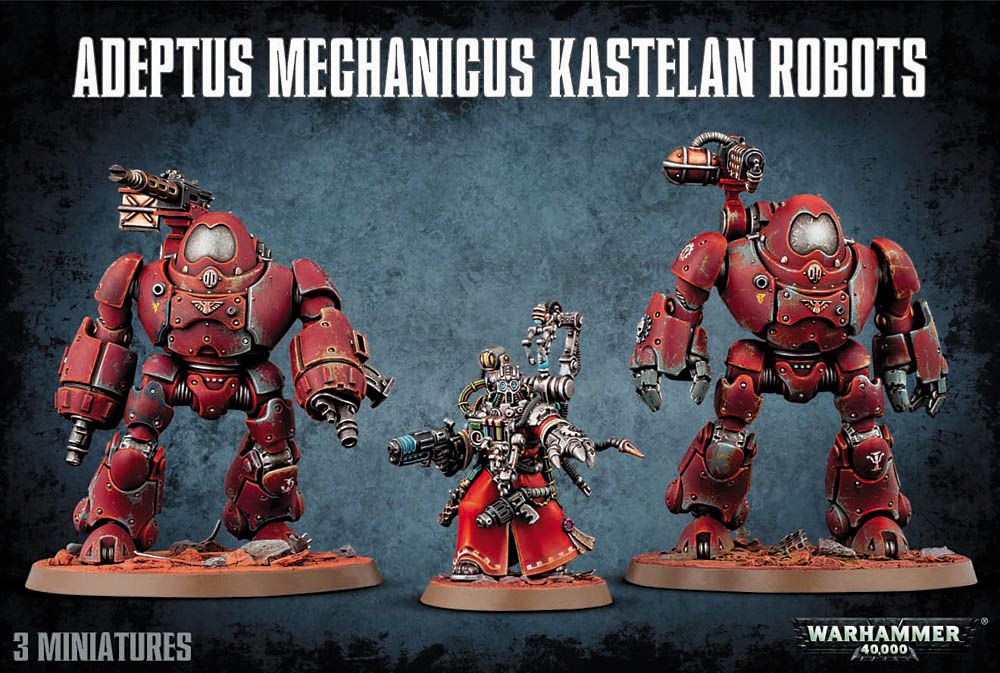 Games Workshop Adeptus Mechanicus: Kastelan Robots - obrázek 1