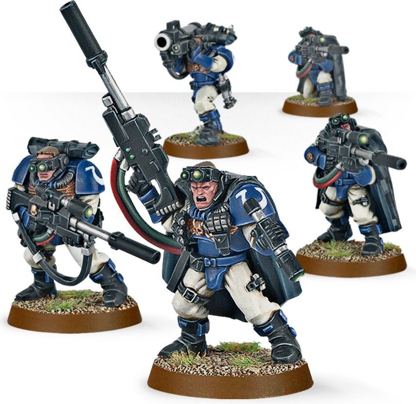 Games Workshop Space Marine: Scouts With Sniper Rifles - obrázek 2