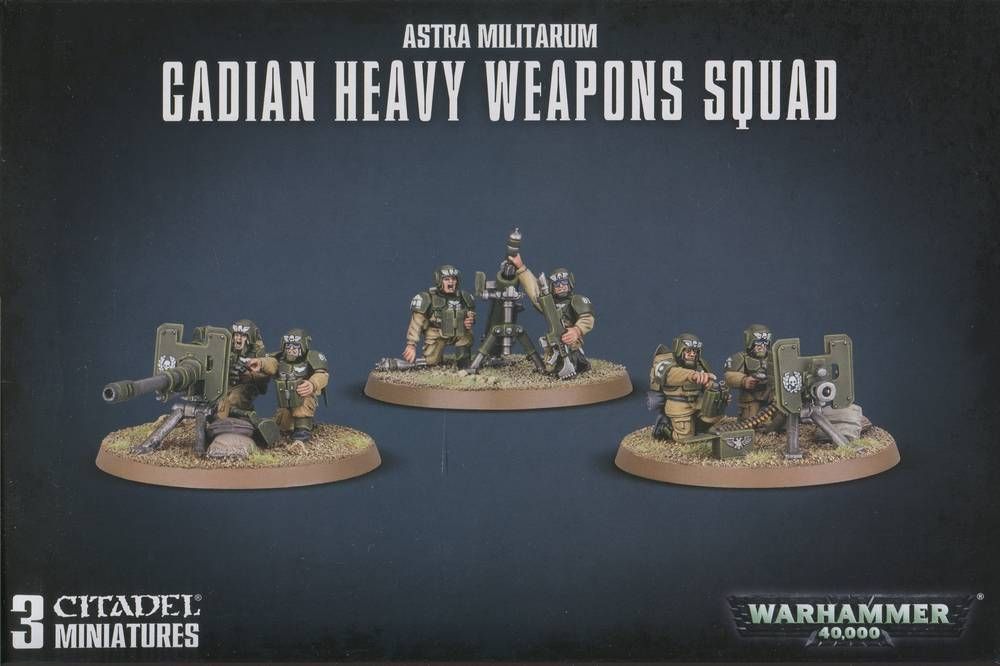 Games Workshop Astra Militarum: Cadian Heavy Weapons Squad - obrázek 1