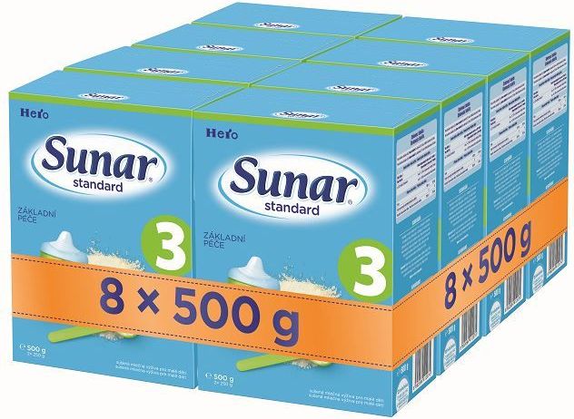 Sunar Standard 3, 8x500g - obrázek 1