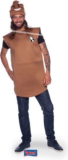 Karnevalový pěnový kostým pro dospělé Just Shitty - hovínko - UNISEX - obrázek 1