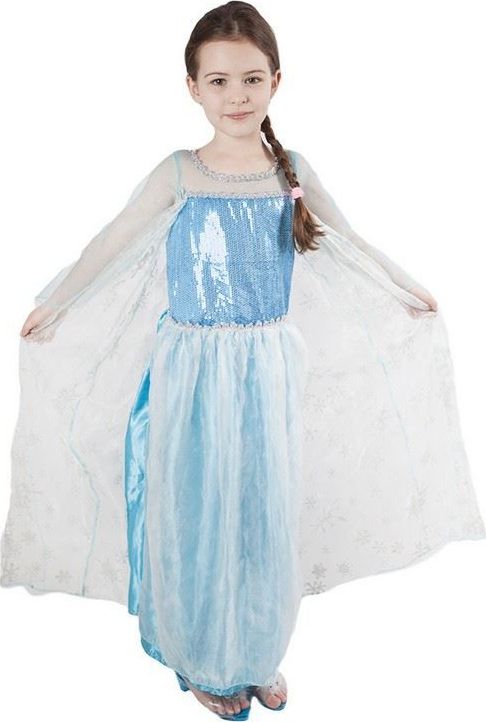 Karnevalový kostým princezna Zimní království - Frozen - vel. L - obrázek 1