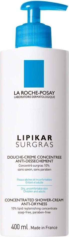 La Roche-Posay Lipikar Surgras zvláčňující sprchový gel 400 ml - obrázek 3