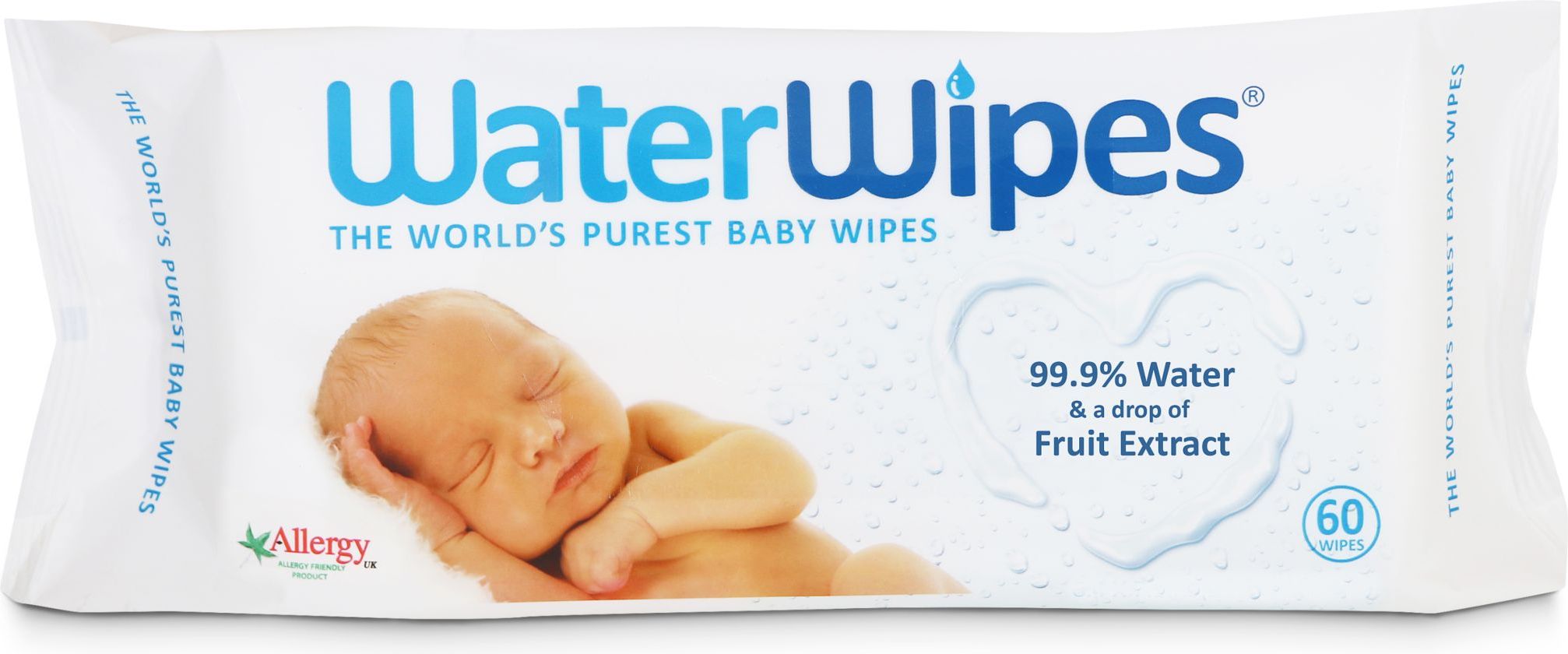 Water Wipes 99,9 % vody vlhčené ubrousky 60 ks - obrázek 2