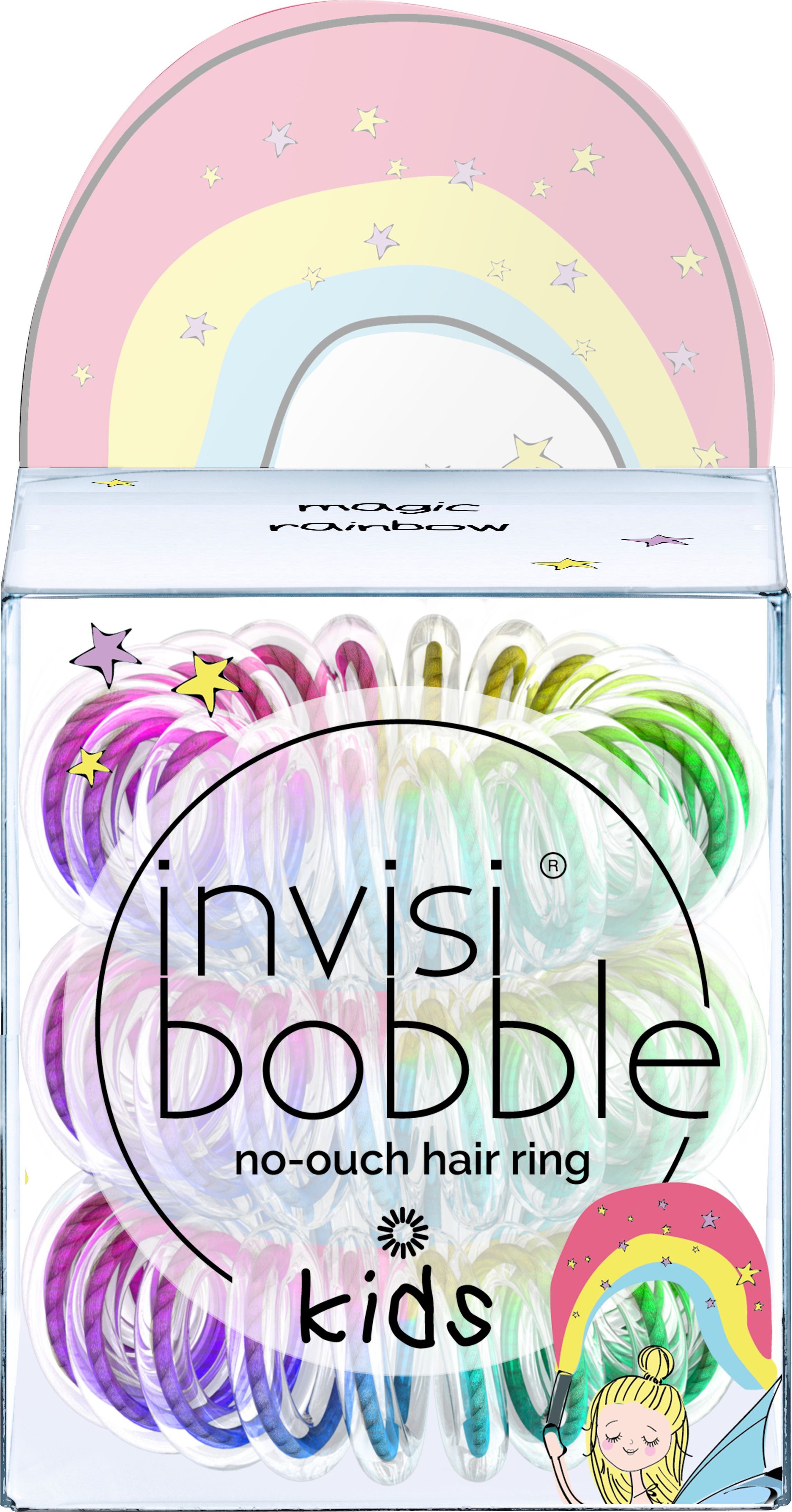 Invisibobble KIDS Magic Rainbow gumička do vlasů 3 ks - obrázek 2