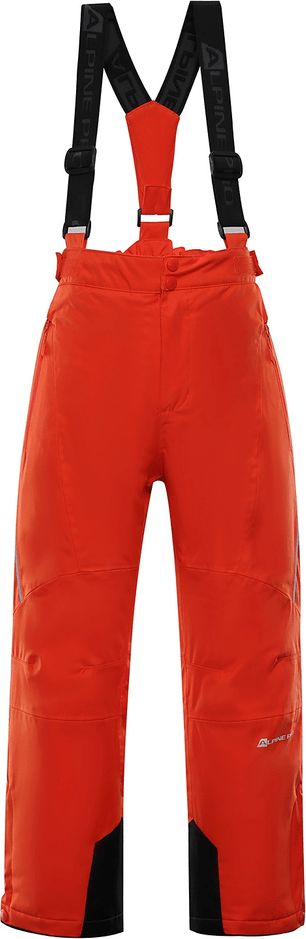 ALPINE PRO chlapecké lyžařské kalhoty ANIKO 3 152 - 158 oranžová - obrázek 1