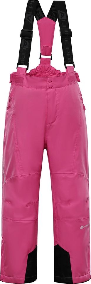 ALPINE PRO dívčí lyžařské kalhoty ANIKO 3 152 - 158 růžová - obrázek 1